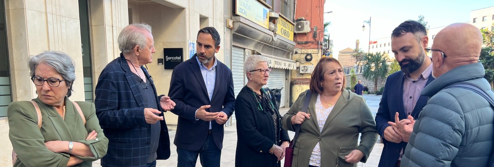 El PSOE pide a De la Torre ayudas para los comercios afectados por la DANA