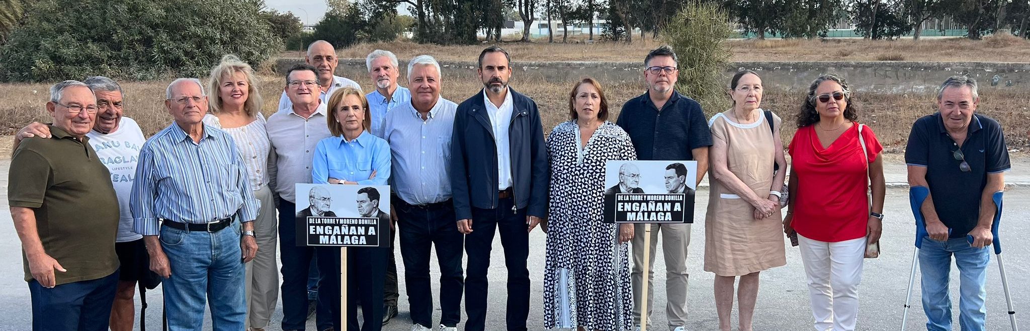 El PSOE denuncia que Churriana vive completamente abandonada por De la Torre “en un engaño permanente”