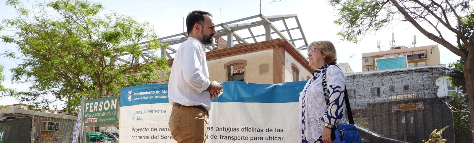 El PSOE denuncia la “oscuridad y el descontrol” en las obras de la nueva sede del distrito Este