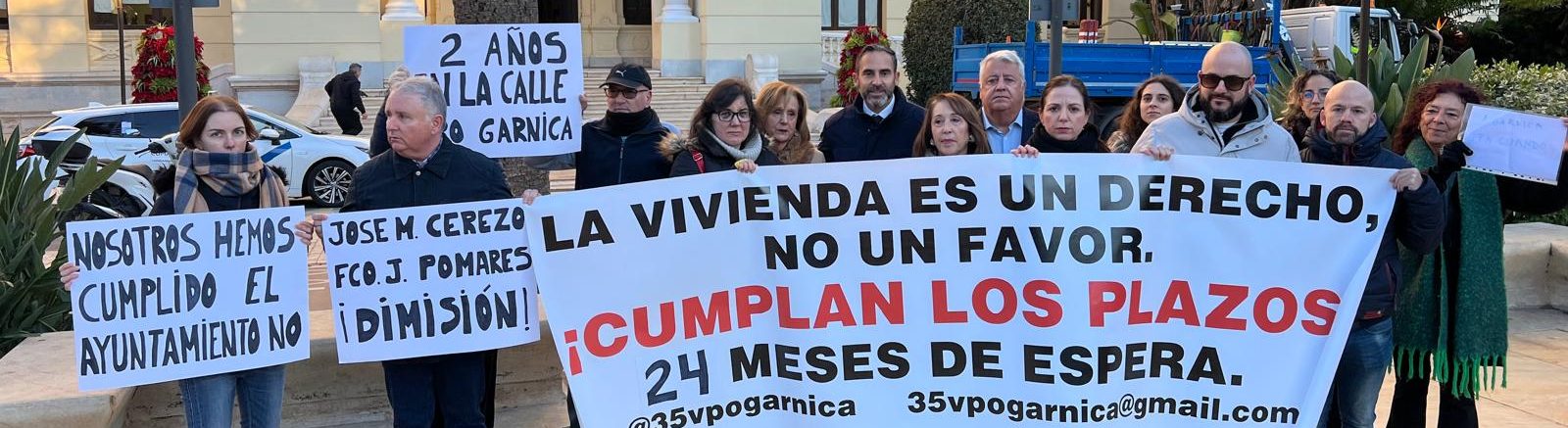 El PSOE critica la “dejadez absoluta” de De la Torre con 35 familias que esperan su VPO en Garnica desde hace dos años