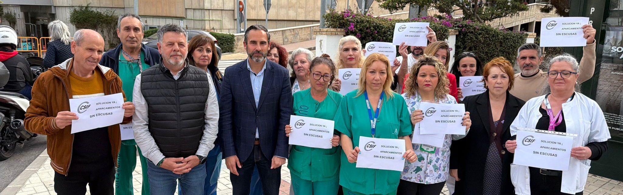 El PSOE denuncia que “las prisas por poner primeras piedras” de Moreno Bonilla deja a miles de trabajadores y pacientes del Civil y Materno sin aparcamientos