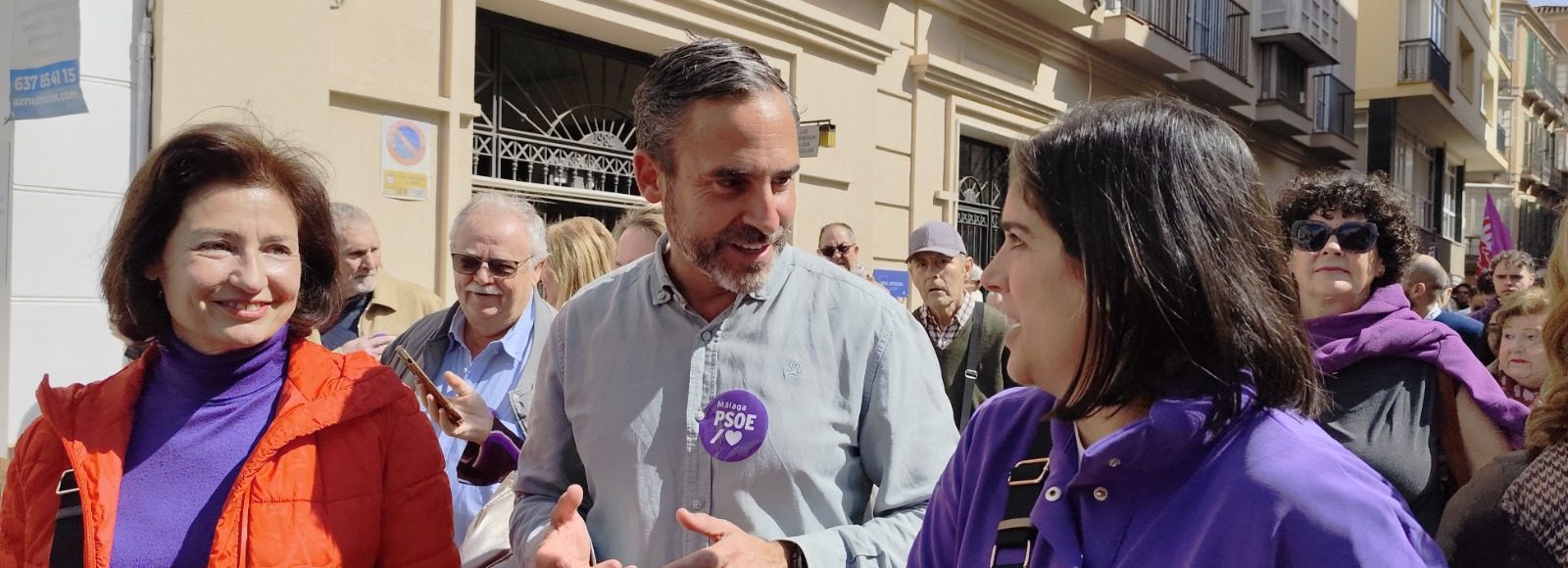 El PSOE denuncia que solo el 7% de las calles de Málaga llevan nombre de mujer y exige paridad real en el callejero urbano