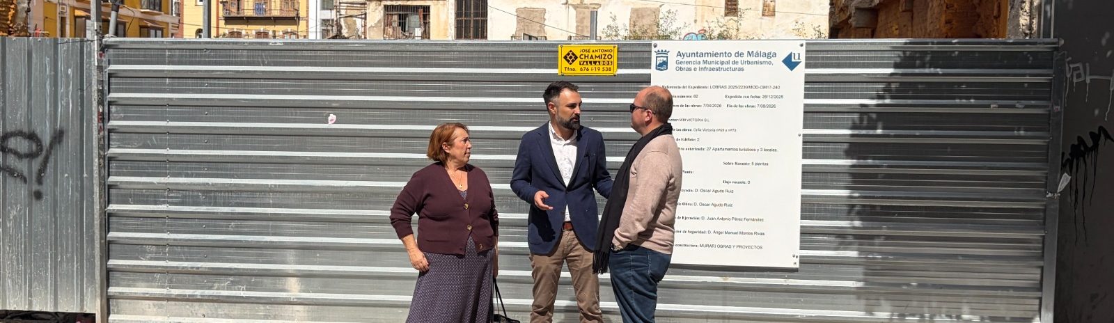 El PSOE llevará a comisión de Urbanismo los incumplimientos de De la Torre con los vecinos de La Victoria