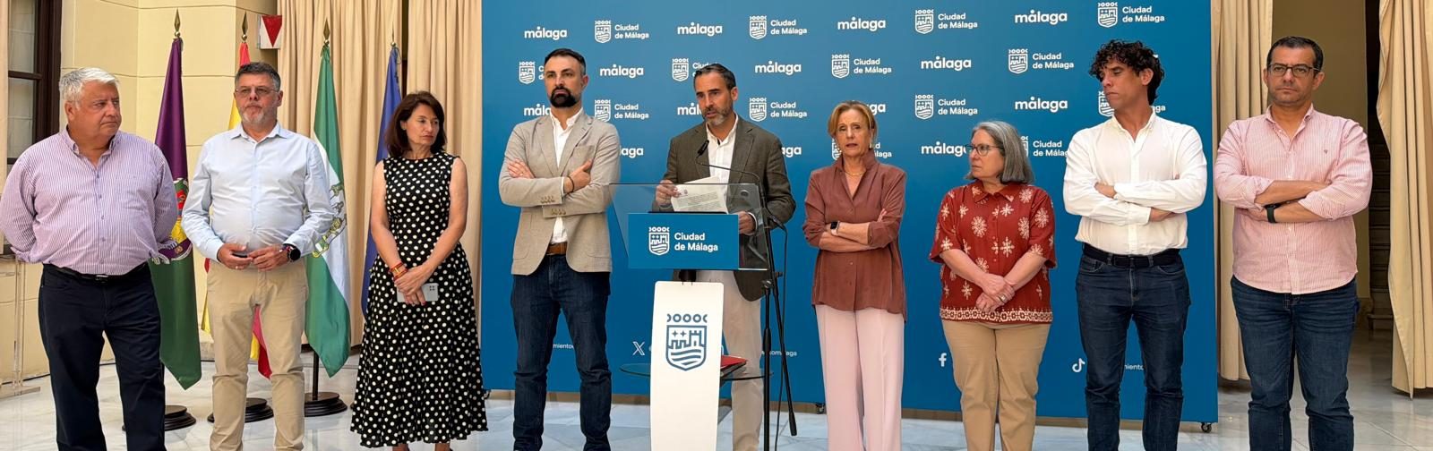Pérez exige a De la Torre un plan de choque urgente para los bomberos de Málaga tras evidenciarse una «situación límite» en el incendio del Hotel Ibis